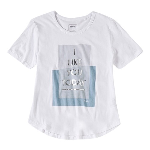 BENCH GRAPHIC PRINT TEE blanco