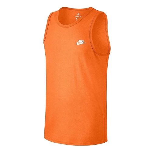NIKE NSW TANK CLUB EMBRD FTRA naranja