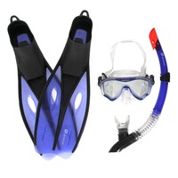 Seafor kit gafastubo y aletas snorkel Seafor FREERIDE AZ vista frontal Seafor kit gafastubo y aletas snorkel Seafor FREERIDE AZ vista frontal