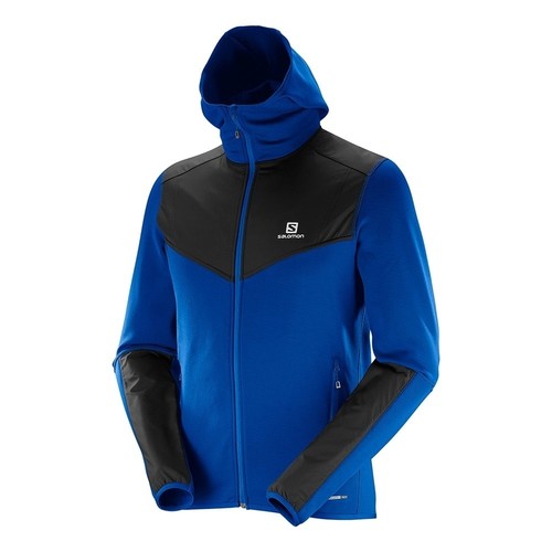 SALOMON X ALP MID HOODIE M azul