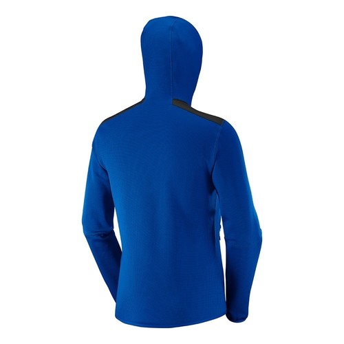 SALOMON X ALP MID HOODIE M azul