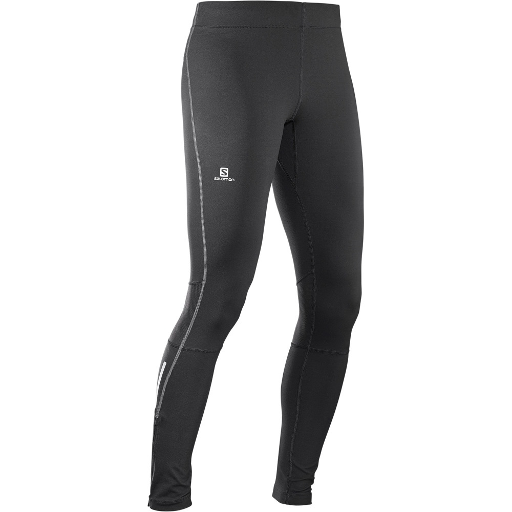 Salomon malla larga running mujer Salomon AGILE LONG TIGHT W vista detalle Salomon malla larga running mujer Salomon AGILE LONG TIGHT W vista detalle