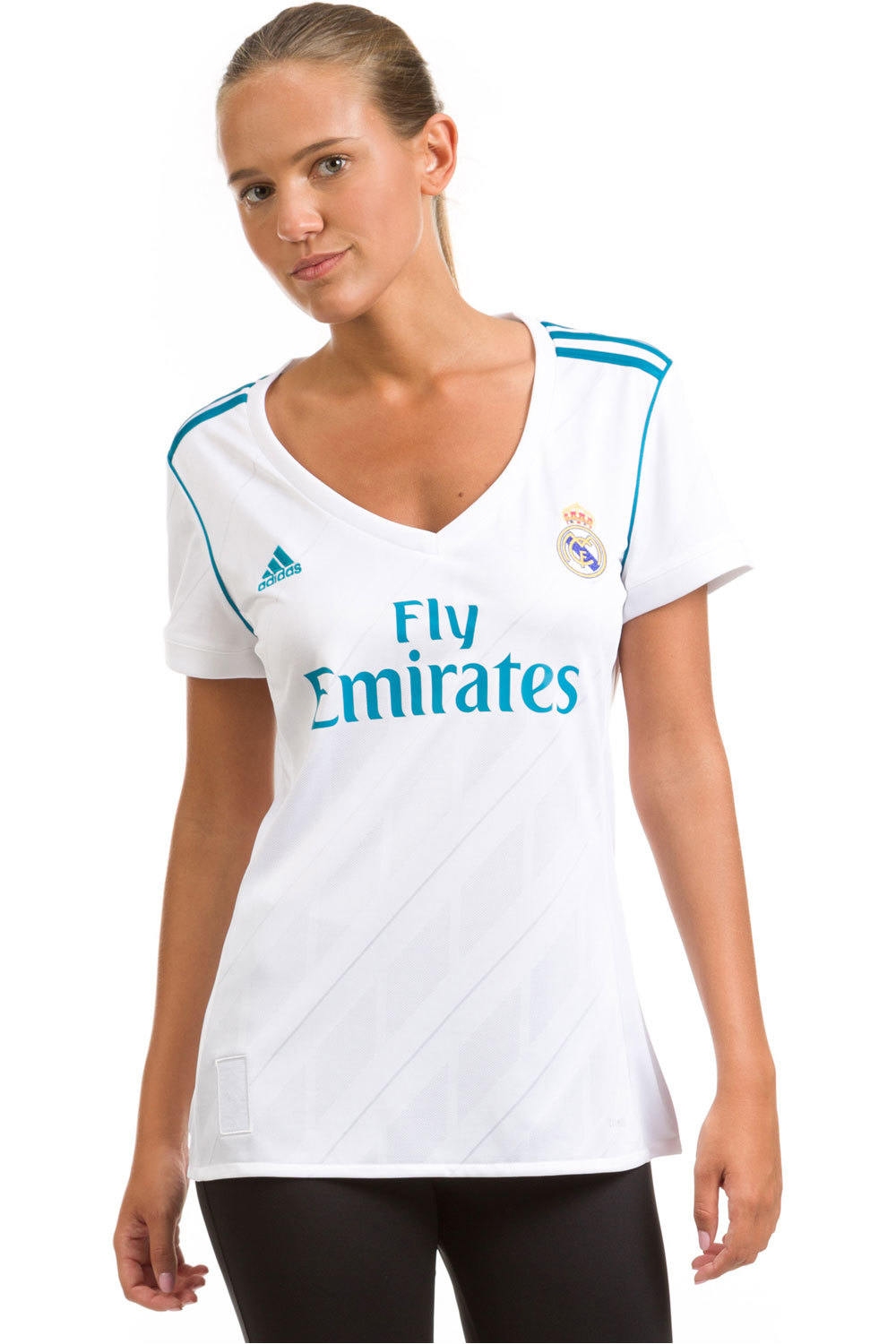 adidas camiseta de fútbol oficiales Adidas R.MADRID 18 H JSY W vista detalle adidas camiseta de fútbol oficiales Adidas R.MADRID 18 H JSY W vista detalle