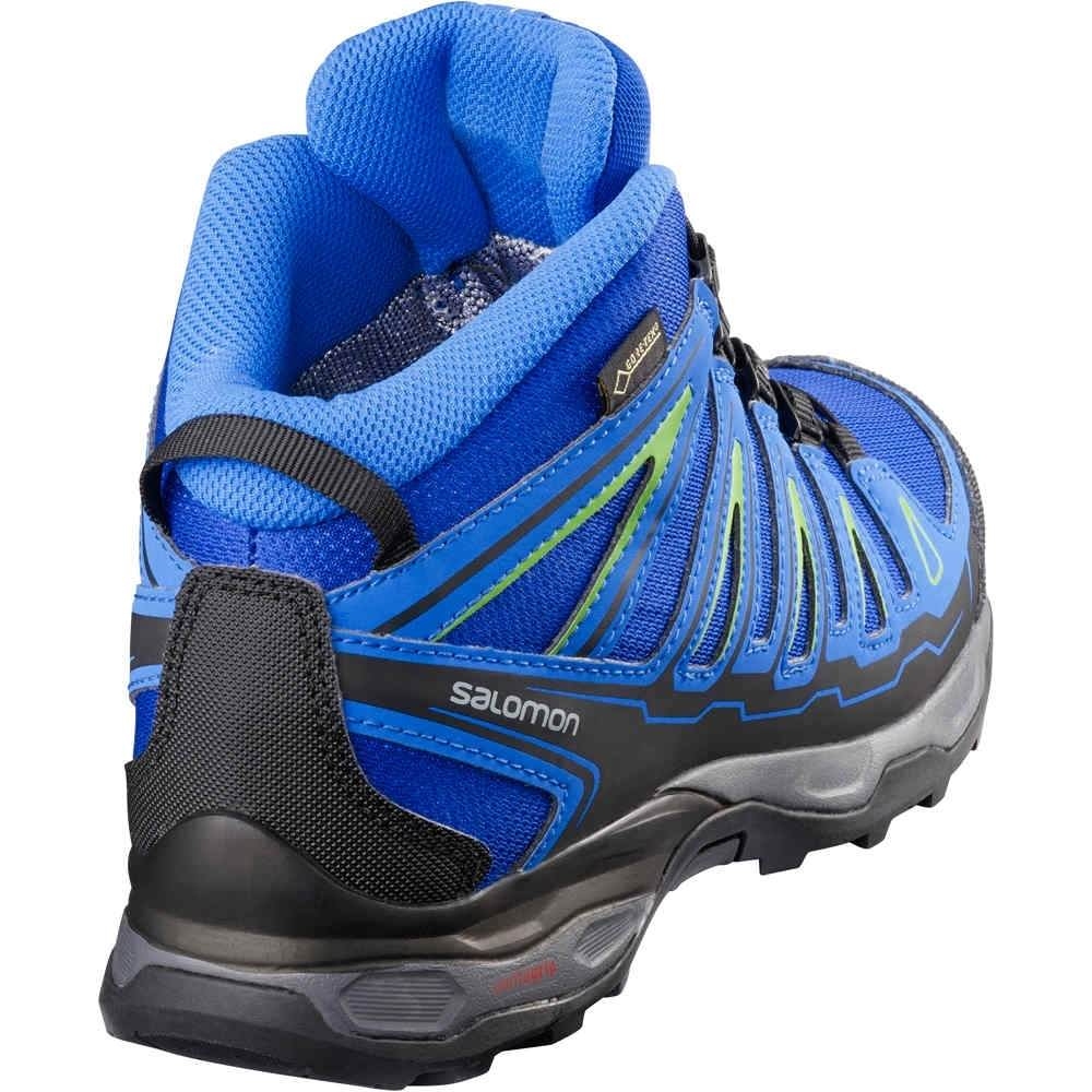 Salomon bota trekking niño Salomon X-ULTRA MID GTX J vista superior Salomon bota trekking niño Salomon X-ULTRA MID GTX J vista superior