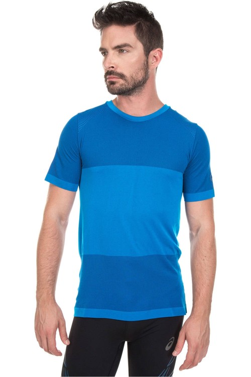 ASICS FUZEX SEAMLESS SS AZ azul