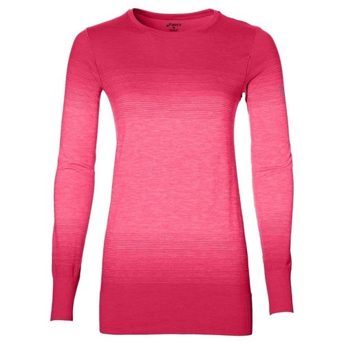 ASICS FUZEX SEAMLESS LS rosa