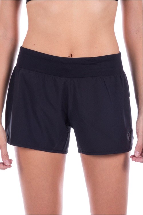 ASICS 4IN SHORT negro