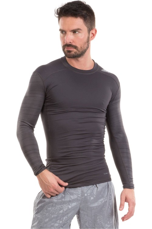 ADIDAS TF TEE LS CL GX negro