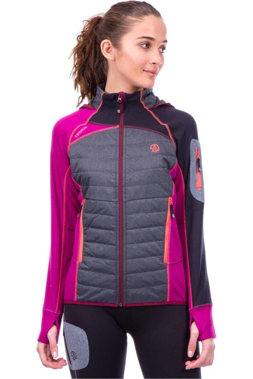 TERNUA CHAQUETA LESHA HYBRID JKT W rosa