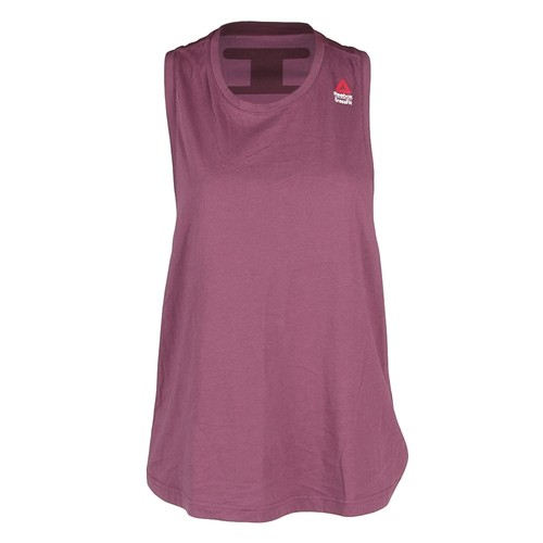 REEBOK RC  MUSCLE TANK -SPRAYED morado
