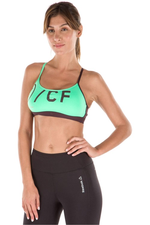REEBOK RC STRAPPY BRA verde