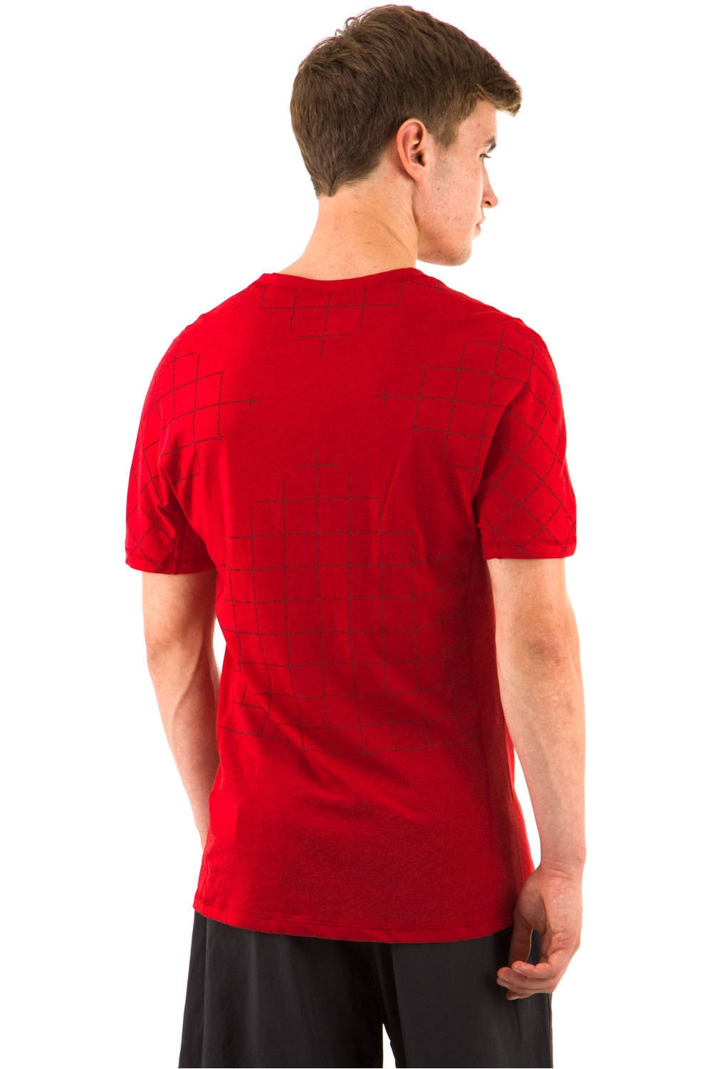 Reebok camiseta manga corta hombre Reebok RC POLY BLEND TEE - GRID vista trasera Reebok camiseta manga corta hombre Reebok RC POLY BLEND TEE - GRID vista trasera