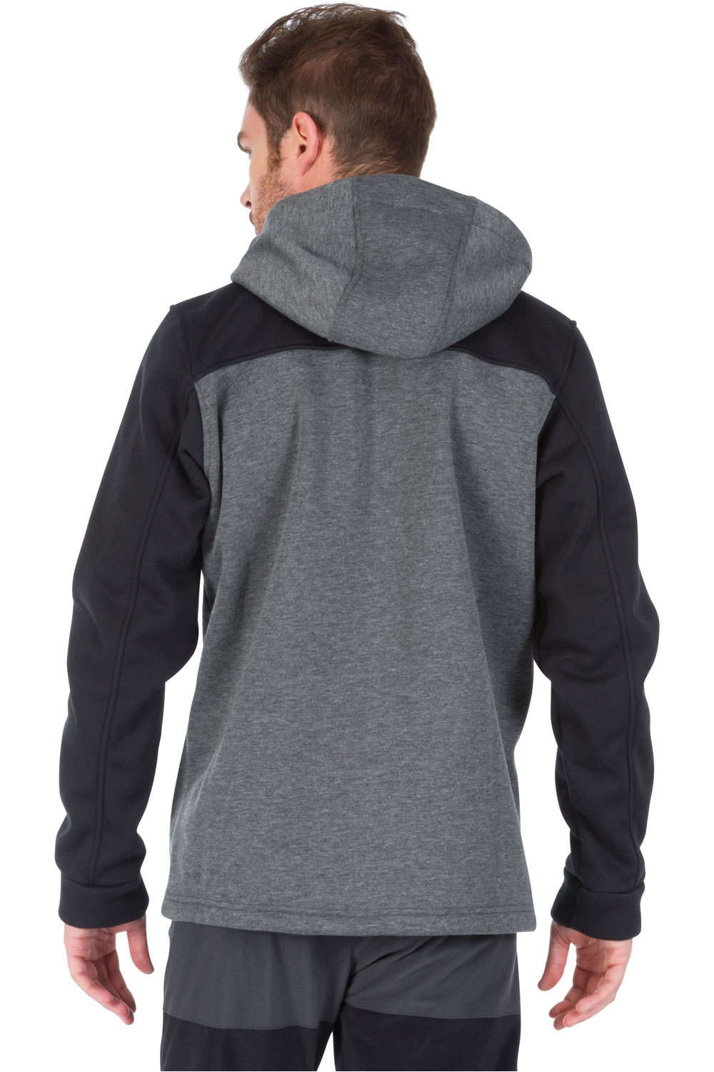 Astore polar hombre Astore POLAR AMEZTI NEGR vista trasera Astore polar hombre Astore POLAR AMEZTI NEGR vista trasera