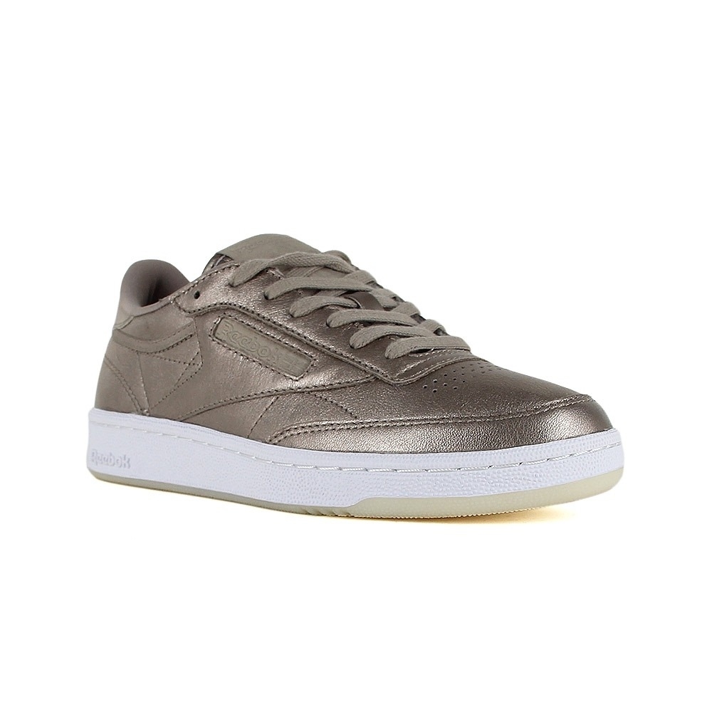 Reebok zapatilla moda mujer Reebok CLUB C 85 MELTED METAL vista superior Reebok zapatilla moda mujer Reebok CLUB C 85 MELTED METAL vista superior