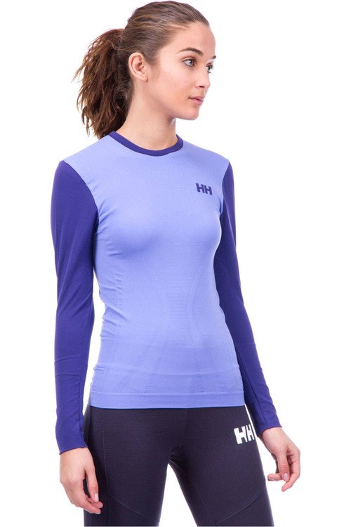 HELLY HANSEN W HH LIFA SEAMLESS CREW morado