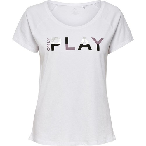 ONLY ONPLINDA REGULAR SS TEE BOX blanco
