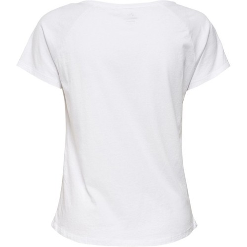 ONLY ONPLINDA REGULAR SS TEE BOX blanco