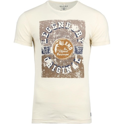 BLEND T-SHIRT JORGEN blanco