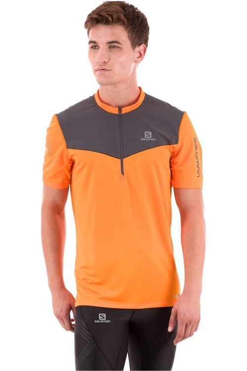 SALOMON FAST WING HZ SS TEE M naranja