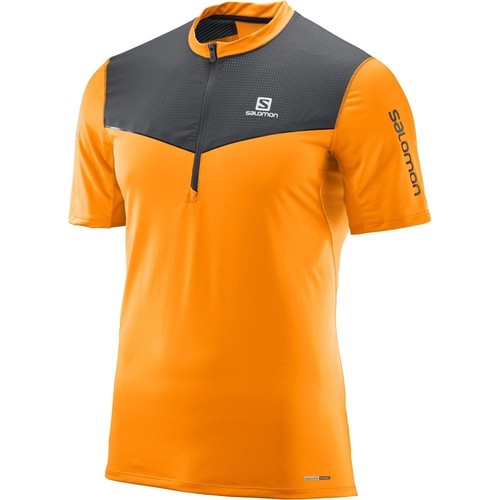 SALOMON FAST WING HZ SS TEE M naranja
