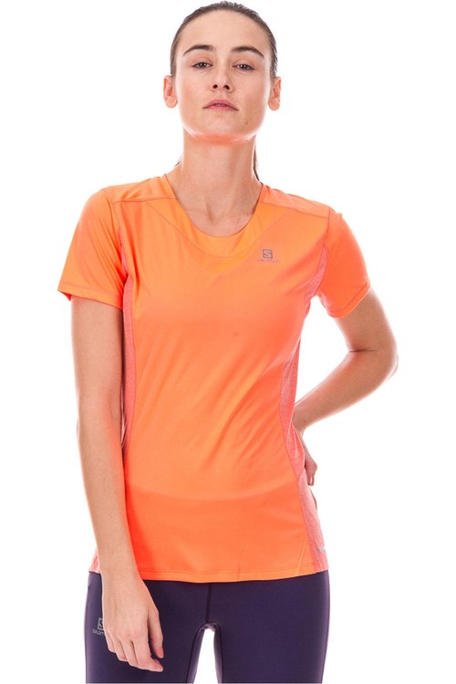 SALOMON AGILE SS TEE W naranja