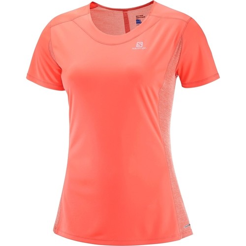 SALOMON AGILE SS TEE W naranja