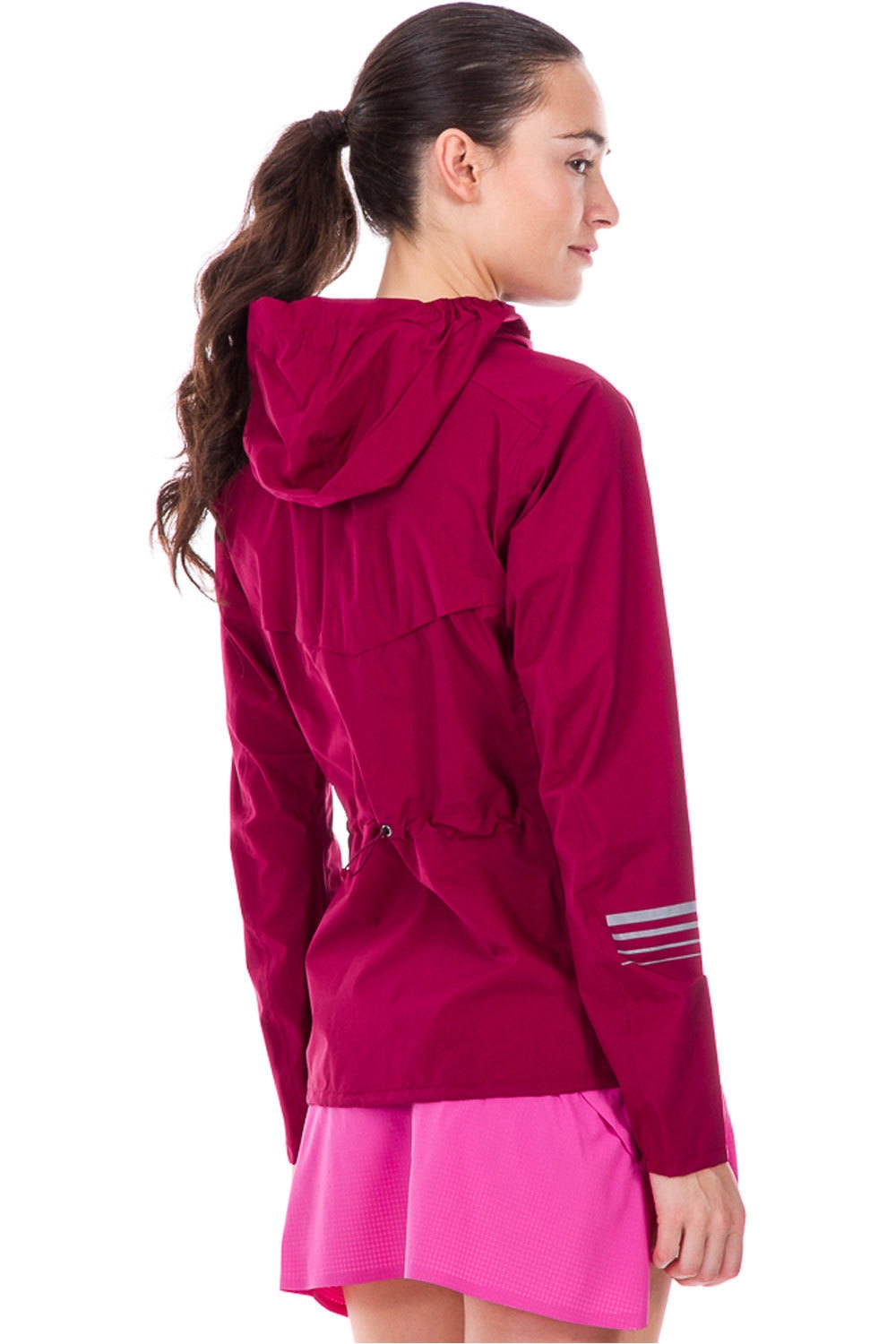 Salomon CHAQUETA RUNNING MUJER Salomon LIGHTNING WP JKT W vista trasera Salomon CHAQUETA RUNNING MUJER Salomon LIGHTNING WP JKT W vista trasera