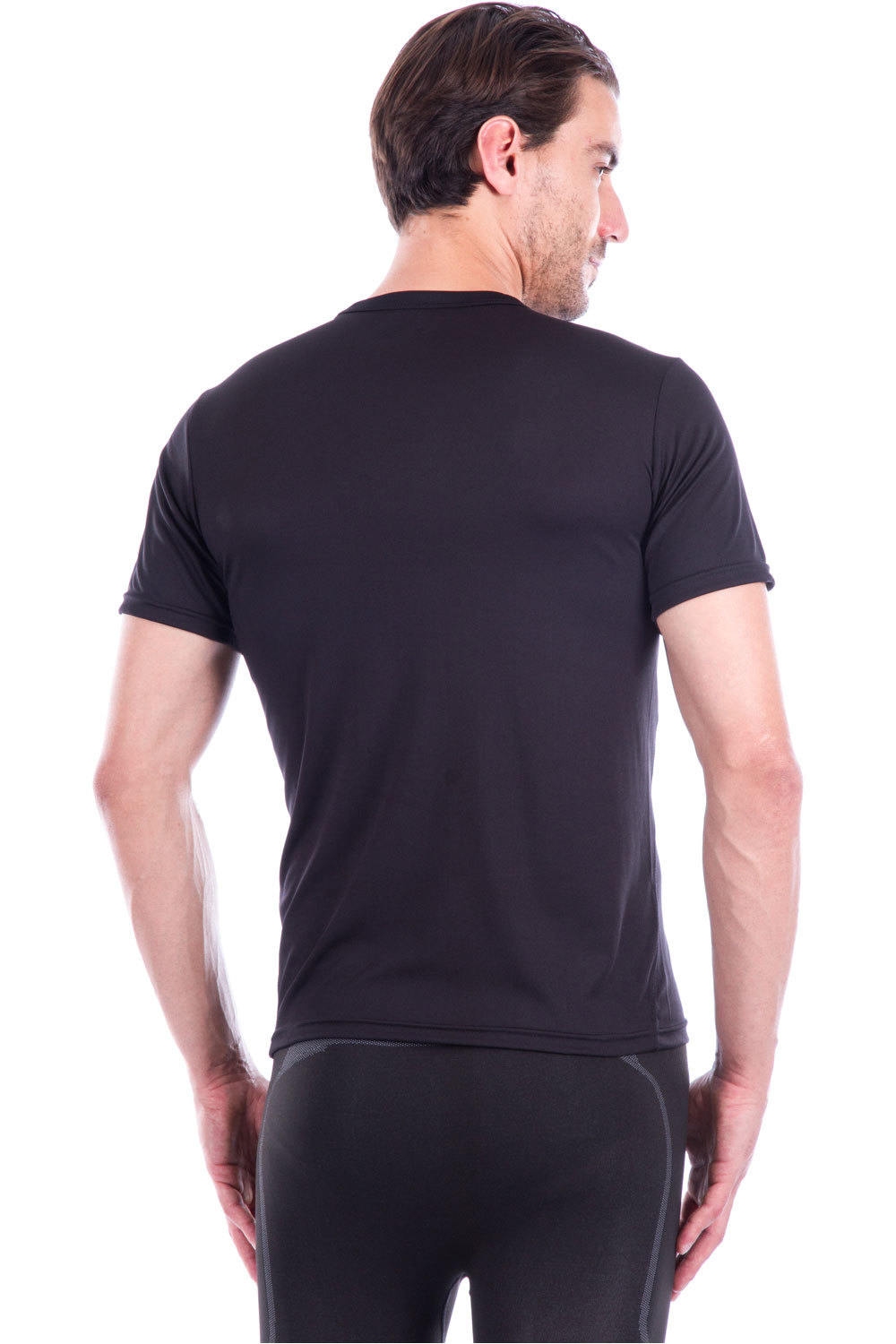 Neak Peak camiseta montaña manga corta hombre Neak Peak T-POSETES BLACK vista trasera Neak Peak camiseta montaña manga corta hombre Neak Peak T-POSETES BLACK vista trasera