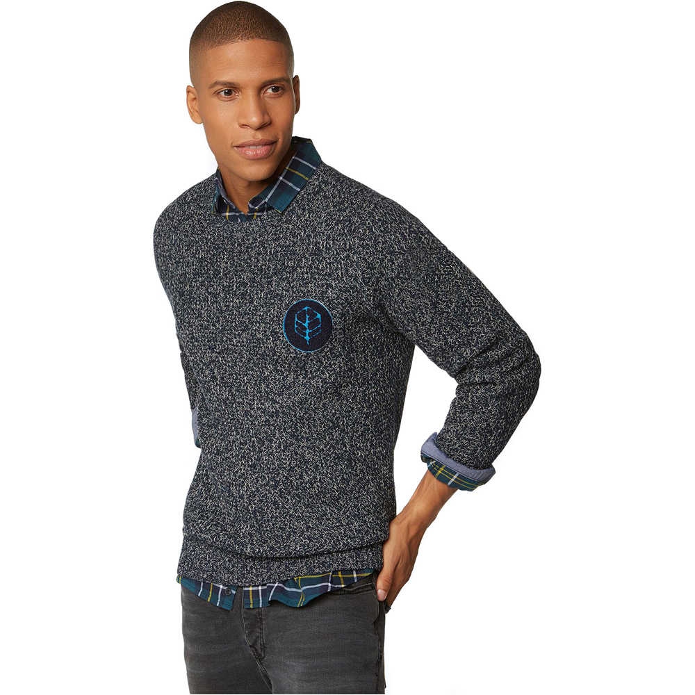 Bench jersey hombre Bench C NECK WITH BADGE 03 Bench jersey hombre Bench C NECK WITH BADGE 03