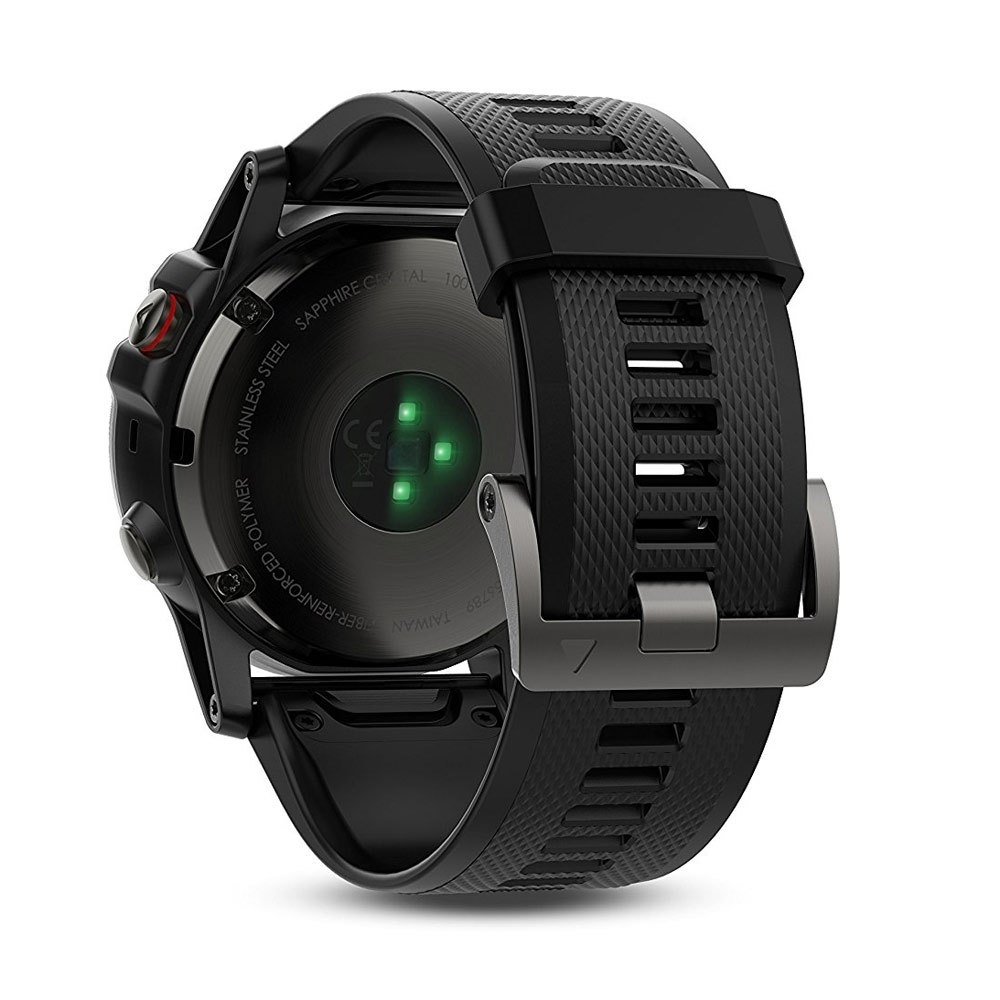 Garmin pulsómetros con gps Garmin Fenix 5X Zafiro gris correa negra 01 Garmin pulsómetros con gps Garmin Fenix 5X Zafiro gris correa negra 01