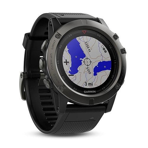 GARMIN FENIX 5X ZAFIRO GRIS CORREA NEGRA gris