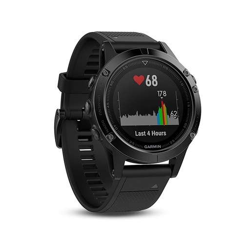 GARMIN FENIX 5 ZAFIRO NEGRO CORREA NEGRA