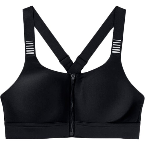UNDER ARMOUR UA VANISH HIGH ZIP BRA negro