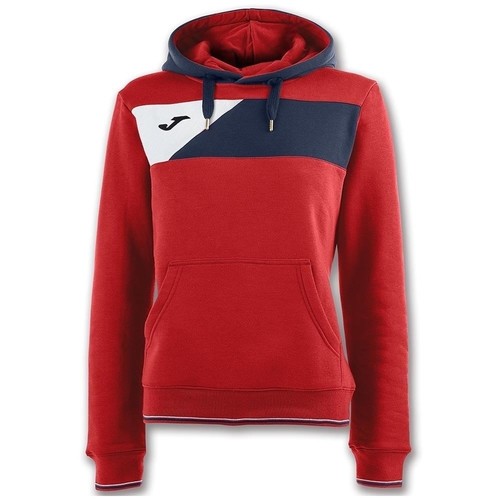 JOMA SUDADERA CAPUCHA CREW II MUJER rojo