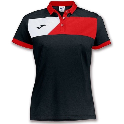 JOMA POLO CREW II M/C MUJER negro