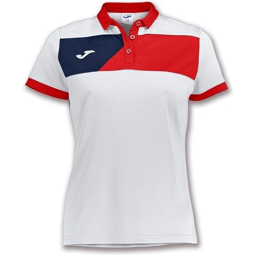 JOMA POLO CREW II M/C MUJER blanco