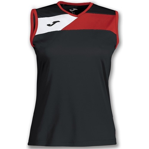 JOMA CAMISETA CREW II S/M MUJER negro