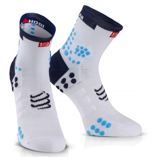 COMPRESSPORT PRO RACING SOCKS V3.0 RUN HIGH blanco