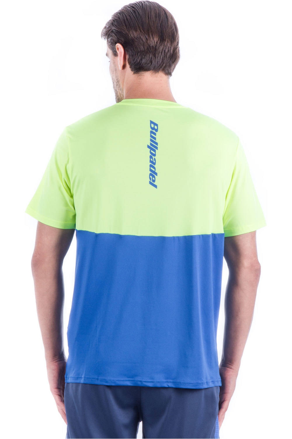 Bullpadel camiseta tenis manga corta hombre Bull Paddel CAM BENAMARIEL SR vista trasera Bullpadel camiseta tenis manga corta hombre Bull Paddel CAM BENAMARIEL SR vista trasera