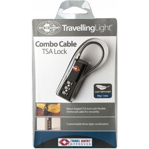 SEATOSUMMIT COMBO CABLE TSA PADLOCK_T gris