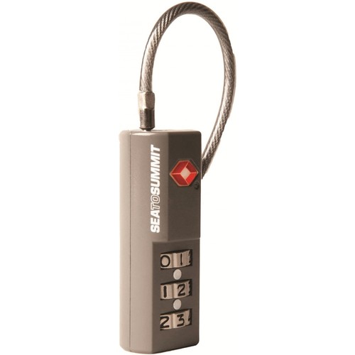 SEATOSUMMIT COMBO CABLE TSA PADLOCK_T gris