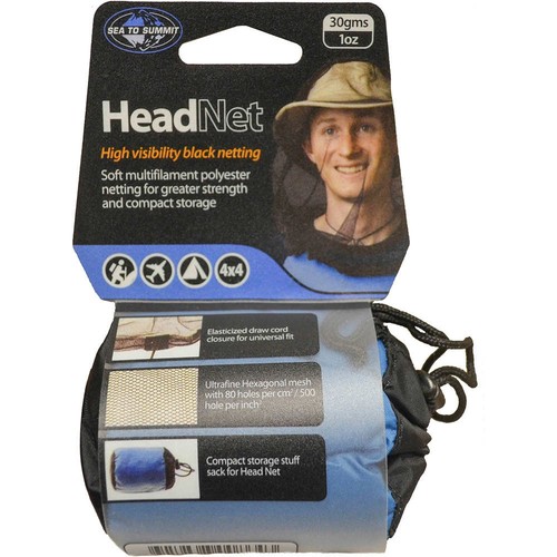 SEATOSUMMIT MOSQUITO HEADNET _T negro