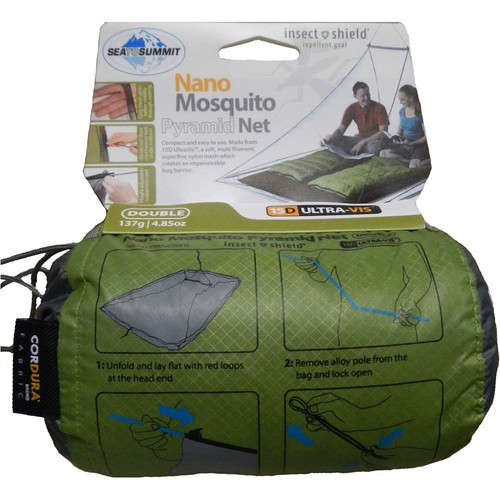 SEATOSUMMIT NANO MOSQUITO PYR NET DOUBLE