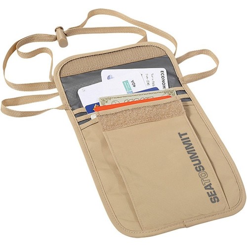SEATOSUMMIT NECK WALLET 5 marron