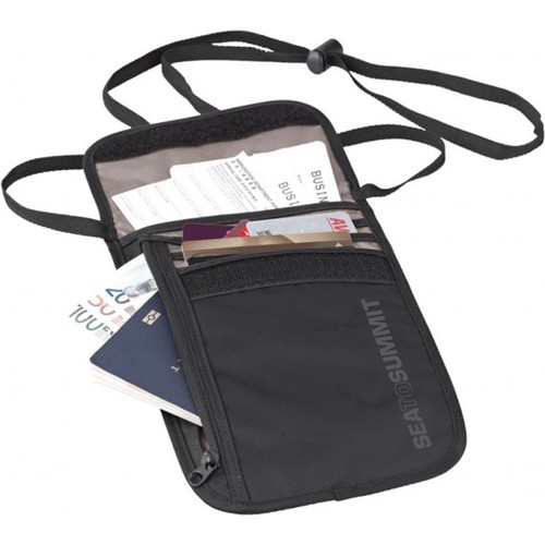 SEATOSUMMIT NECK WALLET 5 negro