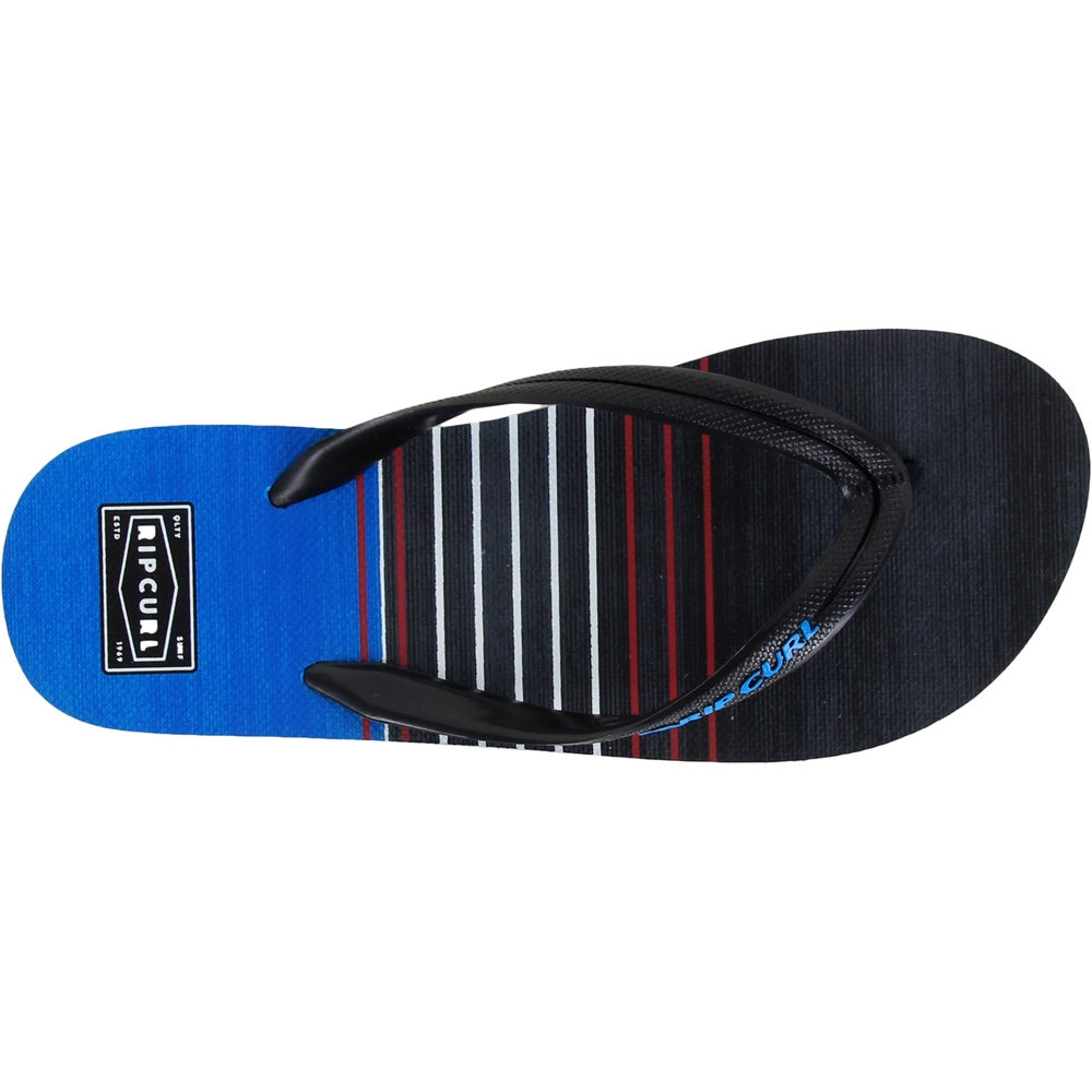Rip Curl chanclas hombre Rip Curl RISER vista superior Rip Curl chanclas hombre Rip Curl RISER vista superior