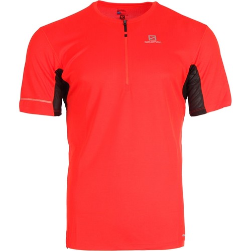 SALOMON AGILE HZ SS TEE M rojo