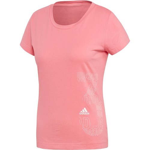 ADIDAS _E_W GFX TEE rosa