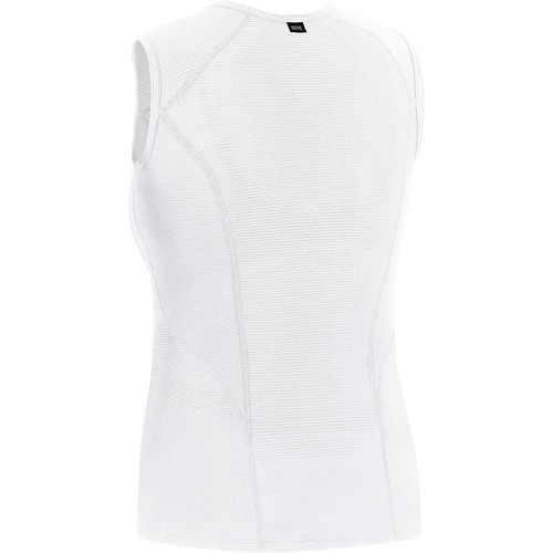 GORE M WMN BL SLEEVELESS SHIRT blanco