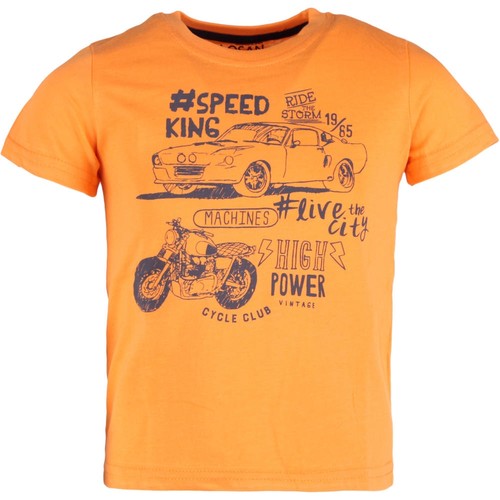 LOSAN CAMISETA MOTO naranja